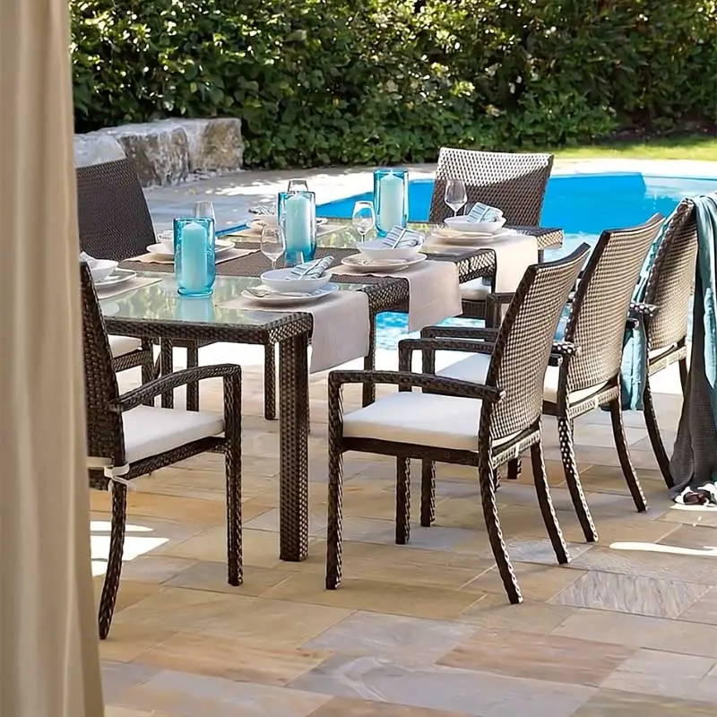BELLINI GLAS Ausziehtisch Mocca, 180 bis 240 x 100 cm – Bild 4