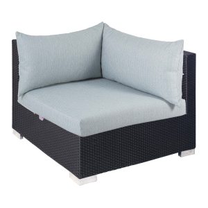 BELLINI Lounge Eckmodul, Mocca – Kissen optional (versch. Farben)