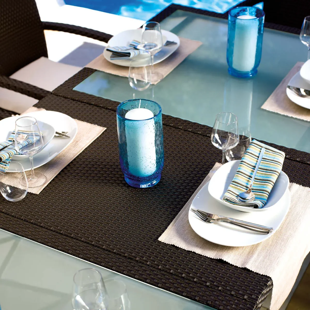 BELLINI GLAS Ausziehtisch Mocca, 180 bis 240 x 100 cm – Bild 6