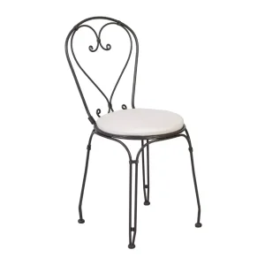 BOULEVARD Stuhl Marone Antik – Kissen optional (versch. Farben)