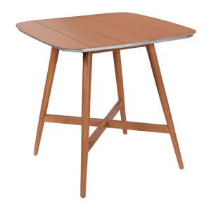 ICONIC Bartisch, Terra Teak, 90 x 90 cm
