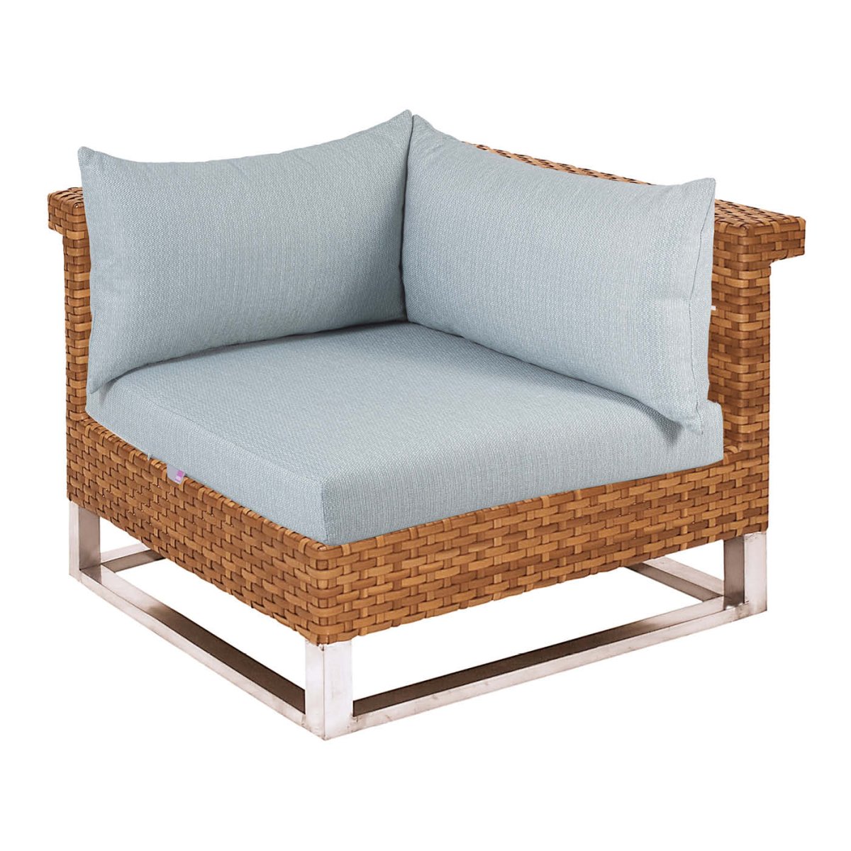 MADRIGAL Lounge Eckmodul, Tobacco – Kissen optional (versch. Farben) – Bild 8