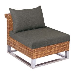 MADRIGAL Lounge Mittelmodul, Tobacco – Kissen optional (versch. Farben)