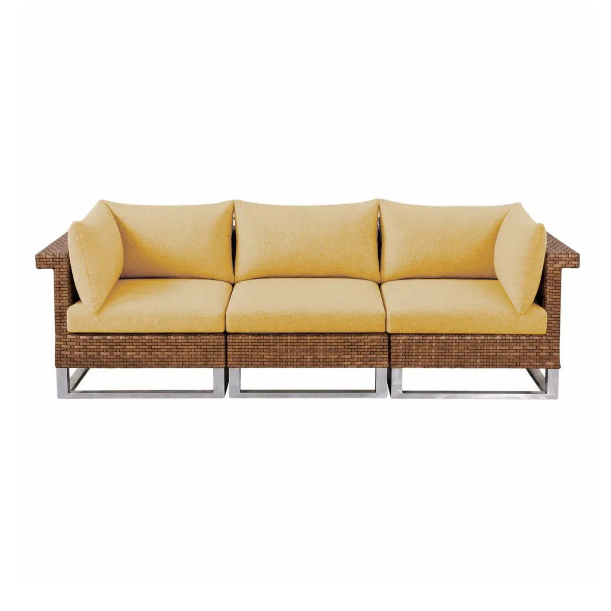 MADRIGAL Lounge 3-Sitzer-Sofa – inkl. Polster (5 Farben) – Bild 7