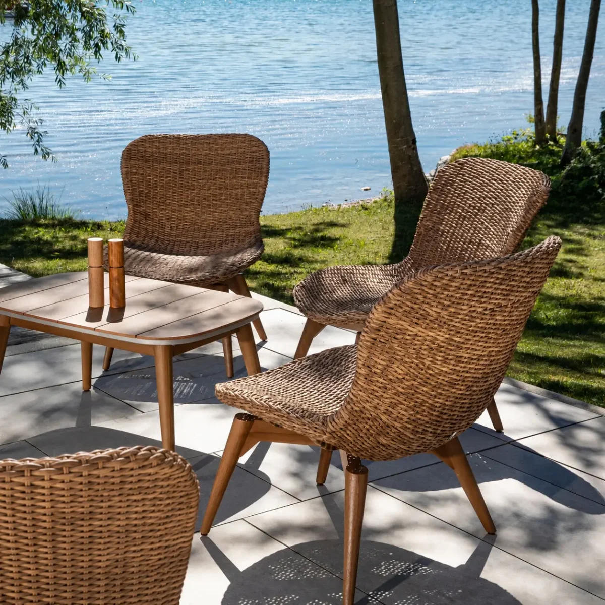 ORLANDO Loungesessel Twist Natur / Terra Teak – Bild 7